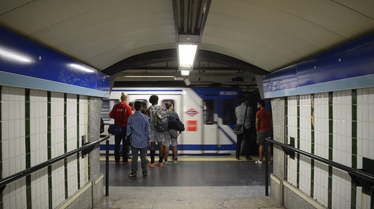 Andén de Metro de Madrid