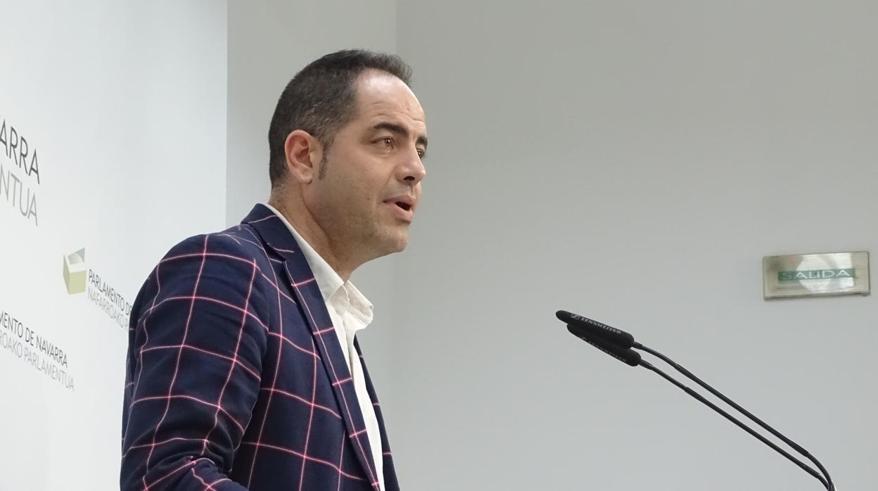 El secretario de organización de PSN, Ramón Alzórriz, este jueves