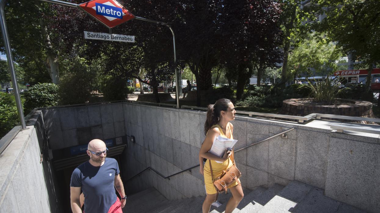 Estación de Metro de Santiago Bernabéu