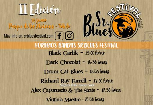 Cartel de la II edición del «Sr.Blues Festival»
