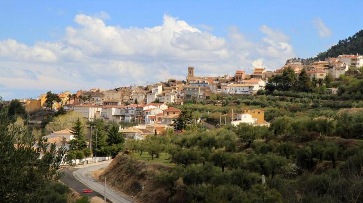 Vista panorámica de Agres (Alicante)