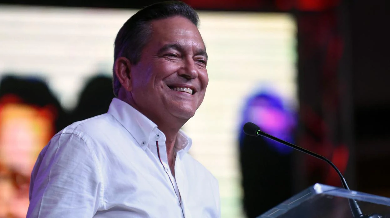 Laurentino Cortizo, presidente electo de Panamá, tras ganar las elecciones de mayo