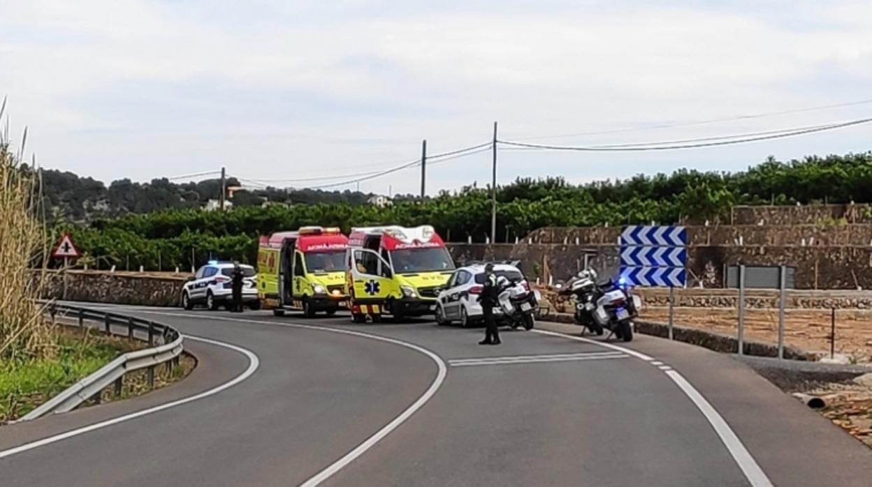 El accidente ha tenido lugar en el kilómetro 17 de la vía,