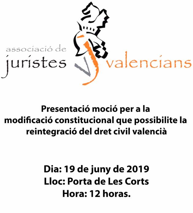 Cartel del evento de próximo miércoles en las Corets Valencianas