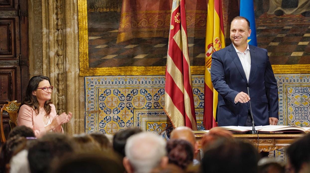 Rubén Martínez Dalmau, durante su toma de posesión