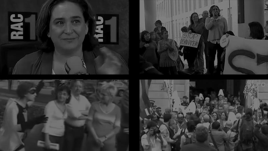 Colau: de encabezar escraches «acertados» a lamentar los insultos recibidos por los independentistas