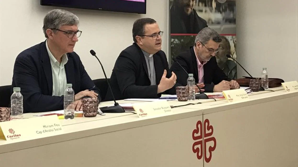 Presentación del informe de Cáritas en Barcelona