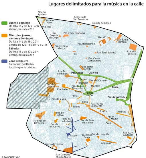 Carmena restringió 35 calles del centro a los músicos callejeros antes de dejar Cibeles