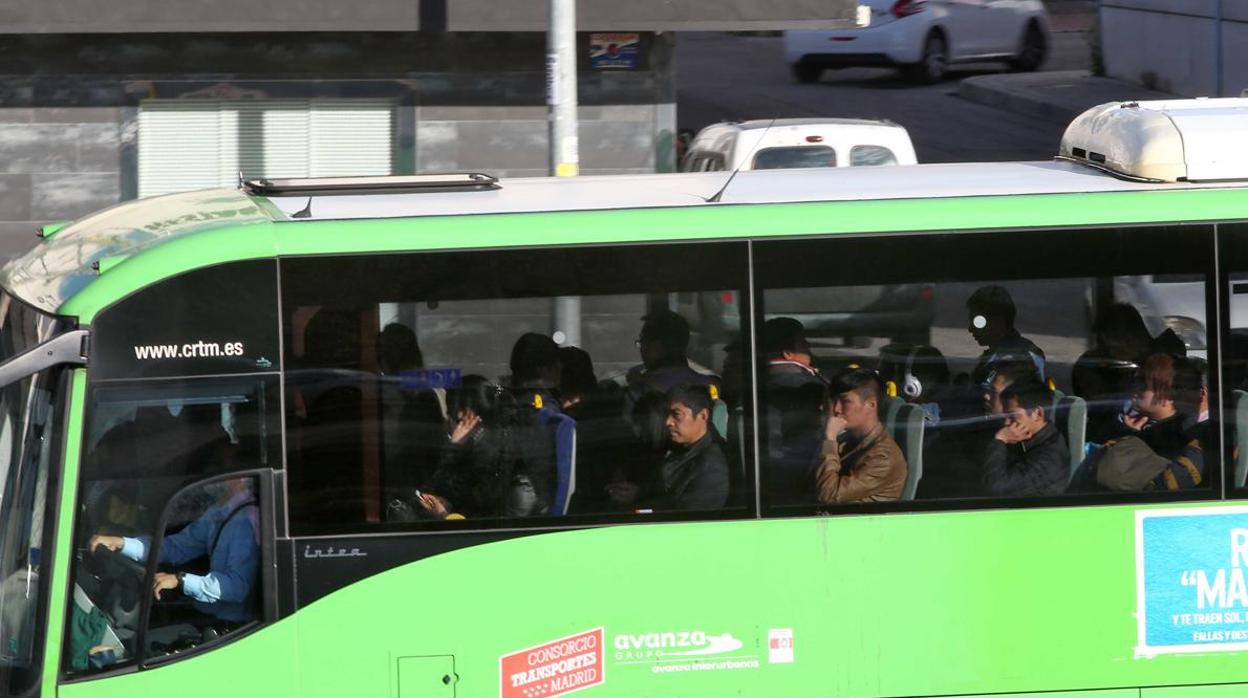 Imagen de archivo de un autobús interurbano