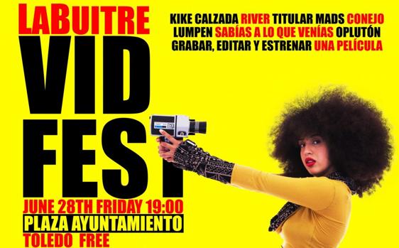 «LaBuitre VidFest», siete horas de música y cine en la plaza del Ayuntamiento