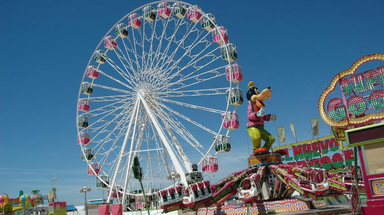 Imagen de archivo de una feria de atracciones