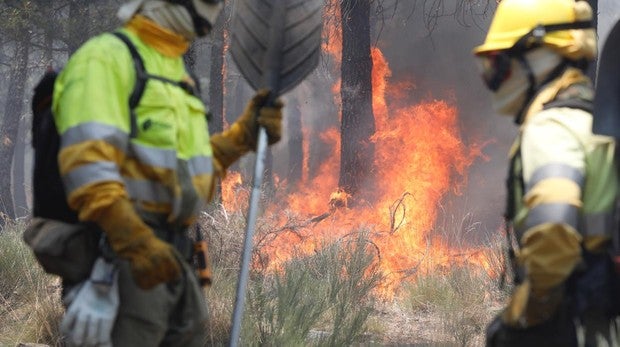 Vecinos de Pedro Bernardo denuncian «desamparo institucional» en el incendio que afecta al municipio