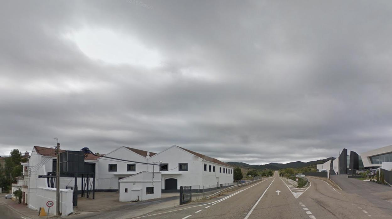 Instalaciones de Bodegas Paniza (Zaragoza), donde se ha producido el trágico accidente laboral