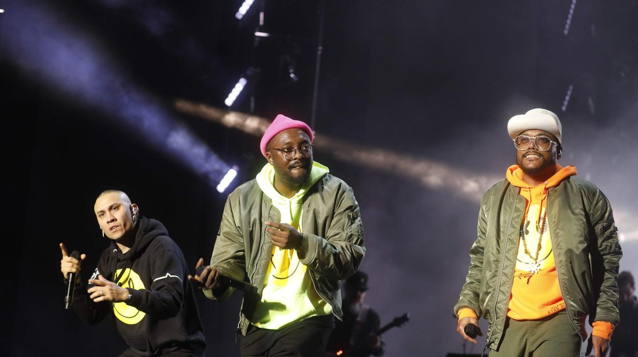 The Black Eyed Peas, durante una actuación en Rabat el pasado 25 de junio