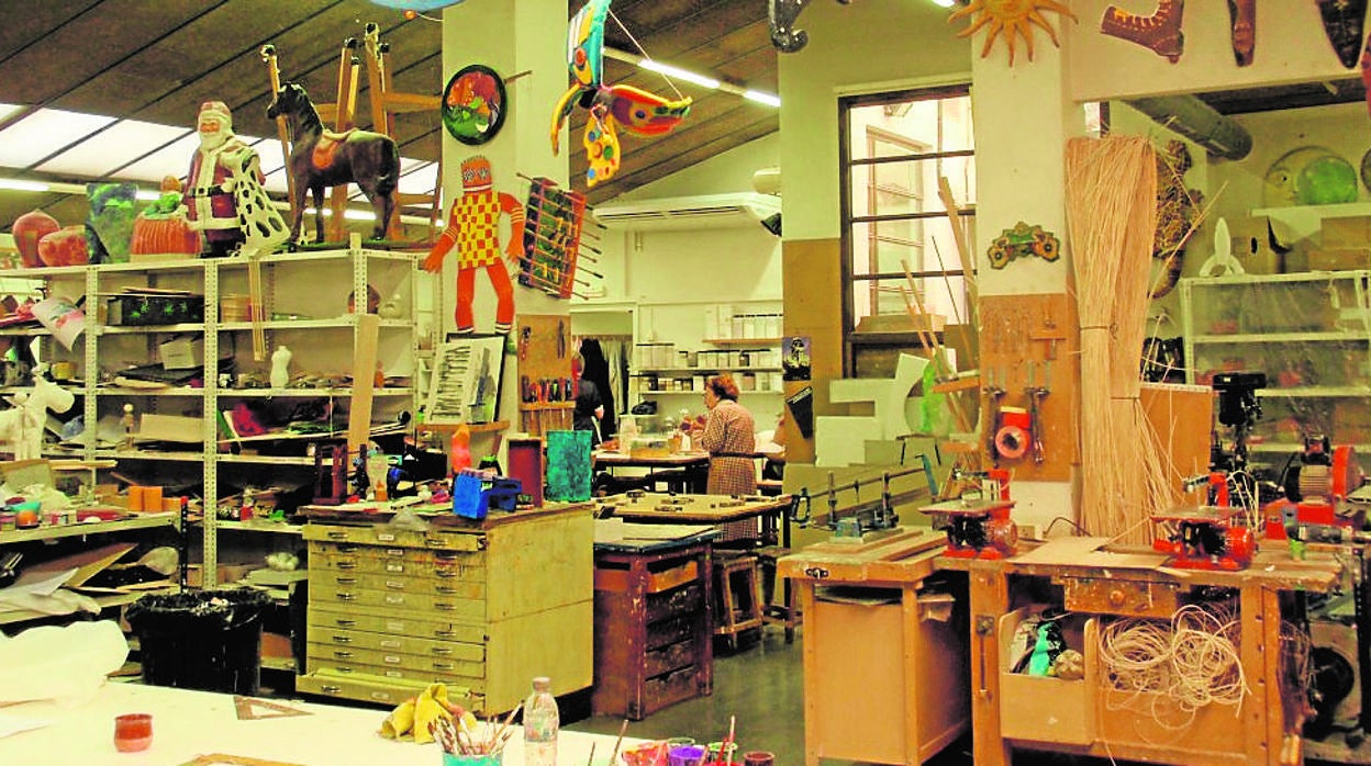 Interior de la escuela Traç