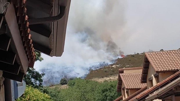 Controlado el incendio de Navalafuente, que ha afectado a 40 hectáreas