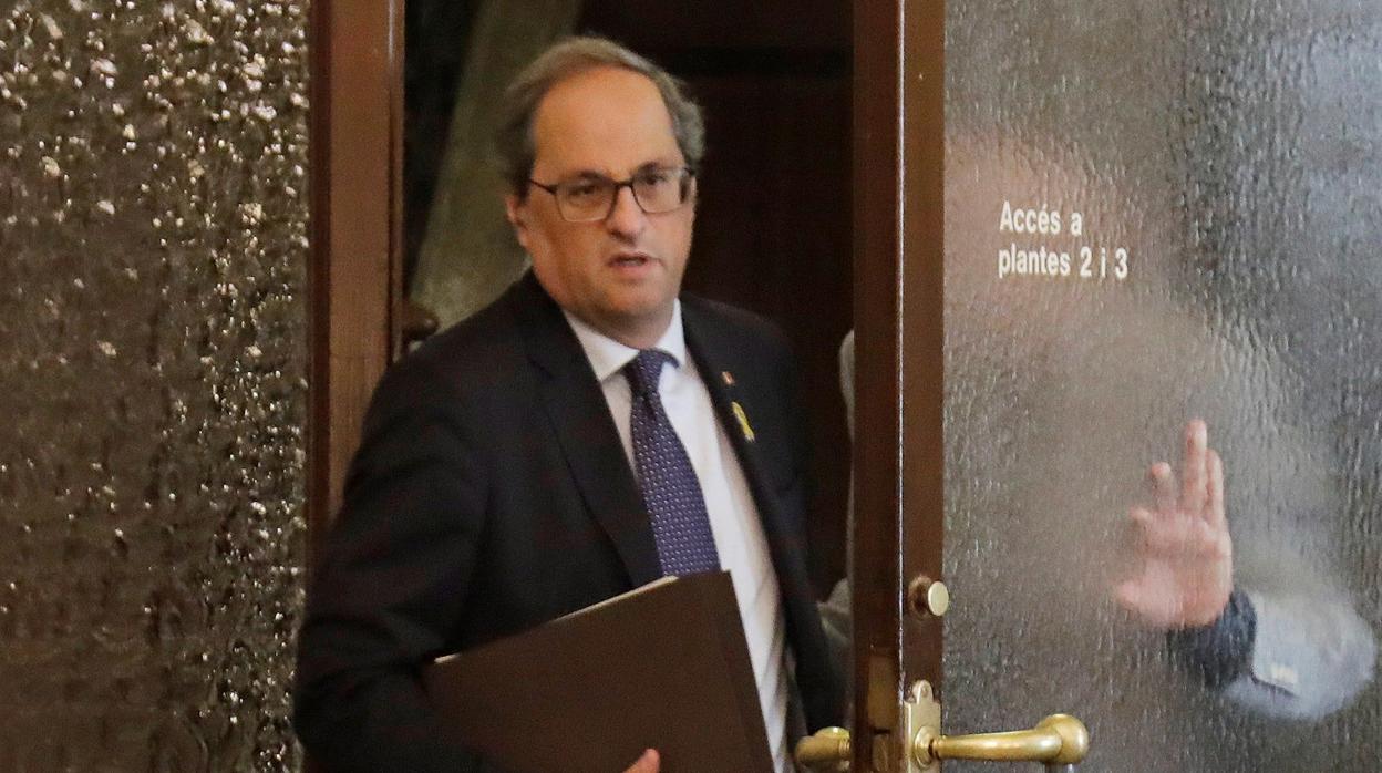 El presidente de la Generalitat, Quim Torra