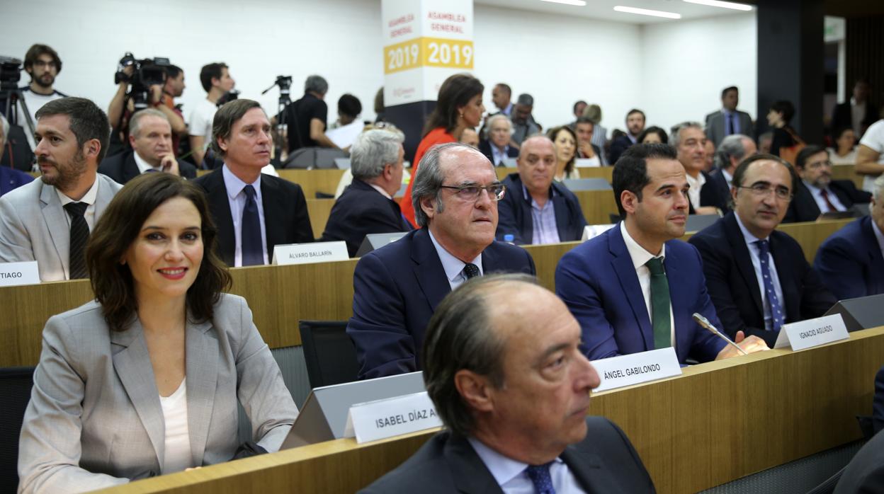 Isabel Díaz Ayuso, Ángel Gabilondo e Ignacio Aguado, tres de los protagonistas de la actualidad en la Asamblea de Madrid