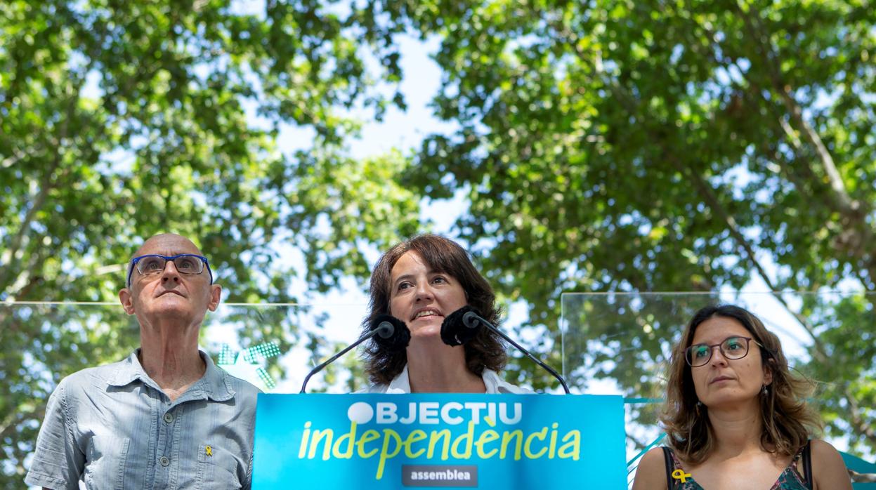 La presidenta de la ANC, Elisenda Paluzie, la semana pasada en Barcelona