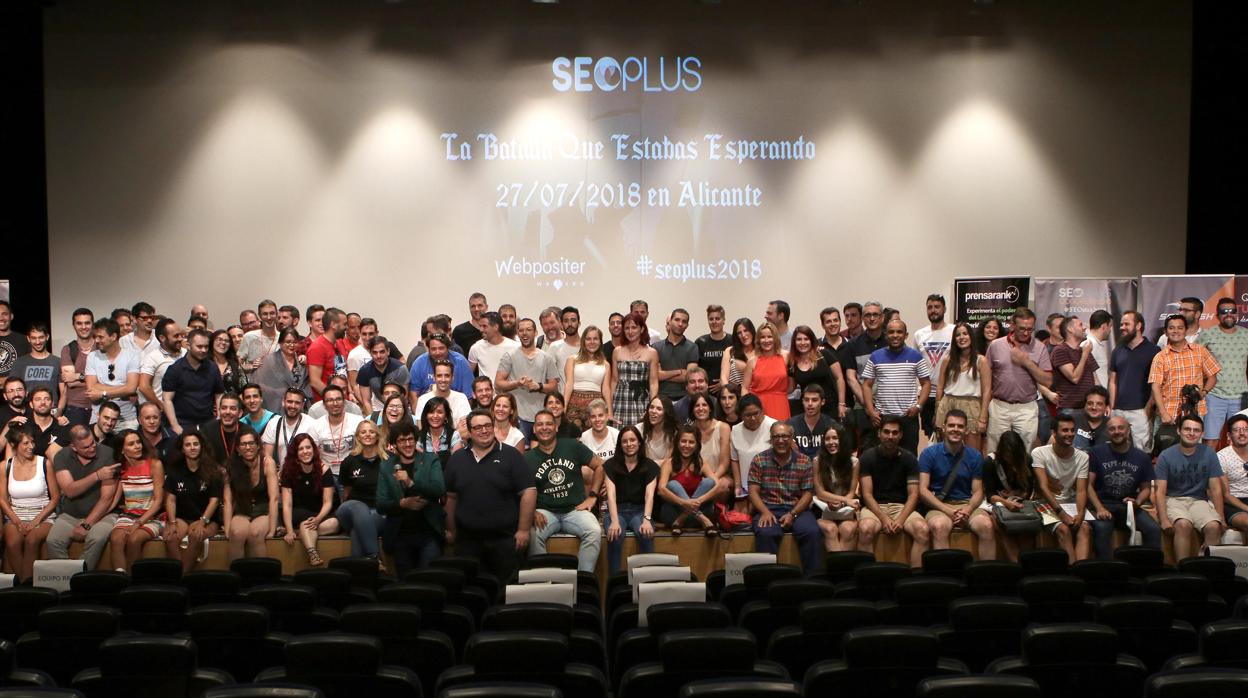 Imagen de la edición del año pasado del SEOPLUS en el Paraninfo de la Universidad de Alicante