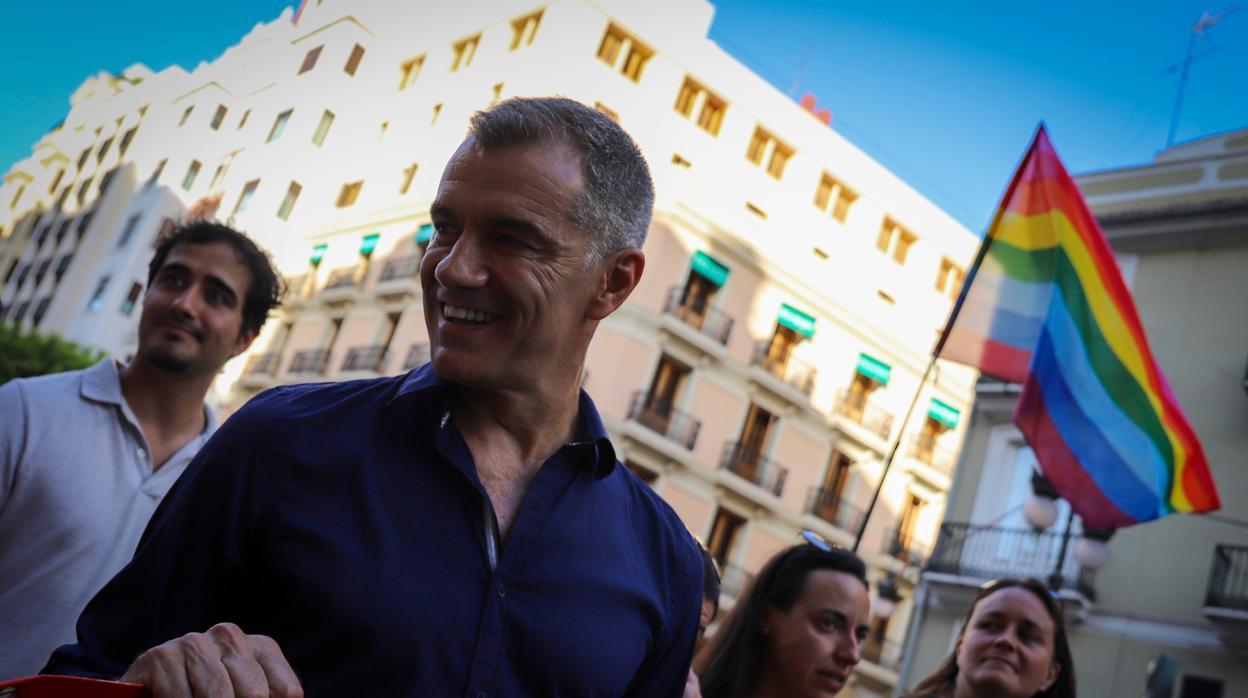 Imagen de Toni Canto en la marcha del Orgullo Gay en Valencia