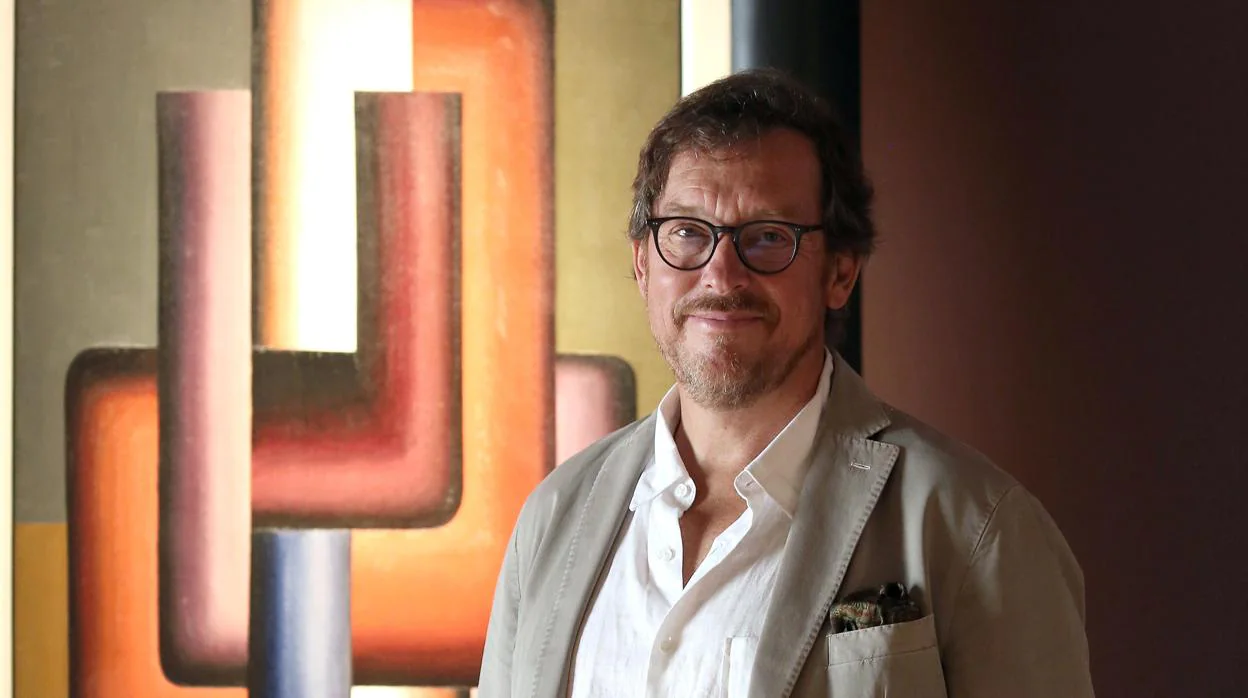 Michel Draguet posa para ABC en el Museo Colección Roberto Polo de Toledo