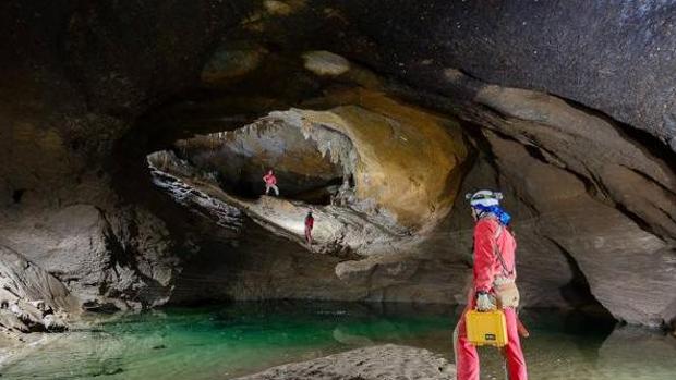 Rescatadas las tres espeleólogas perdidas en Cantabria