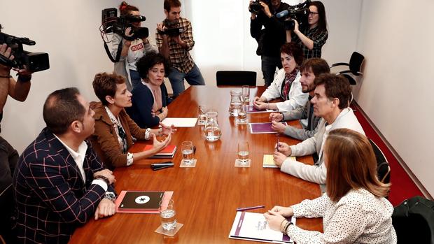 Podemos eleva el pulso y exige entrar en el Gobierno de Navarra para apoyar a la socialista María Chivite