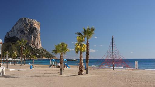 Imagen de la Playa Arenal-Bol en Calpe