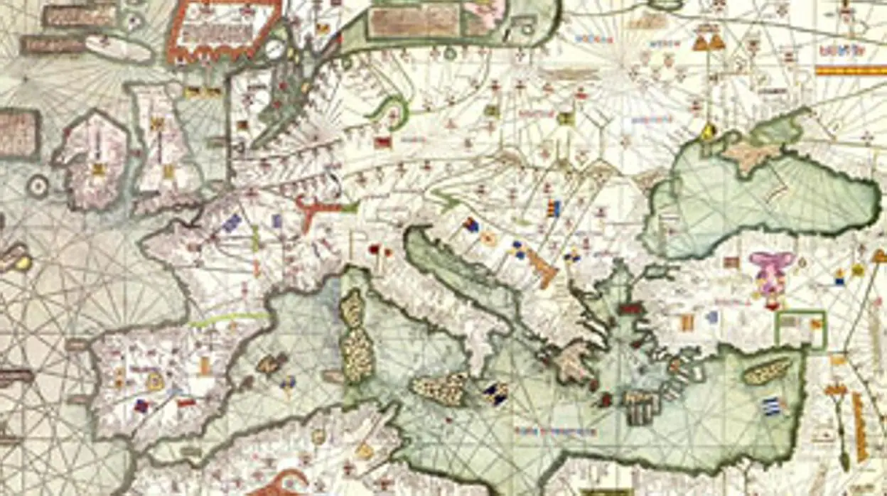 Imagen del Atlas de la Corona de Aragón difundido por la web de la Generalitat de Cataluña