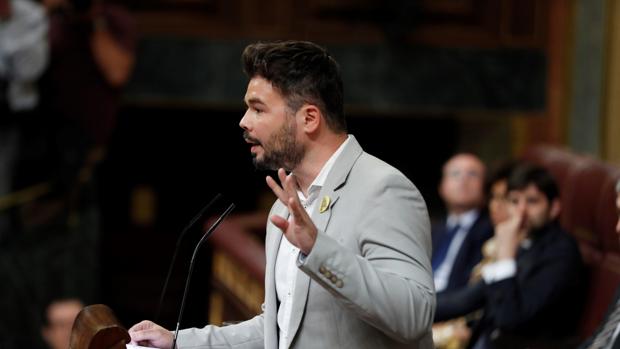 Rufián, a Sánchez e Iglesias: «Se van a arrepentir de lo de hoy»