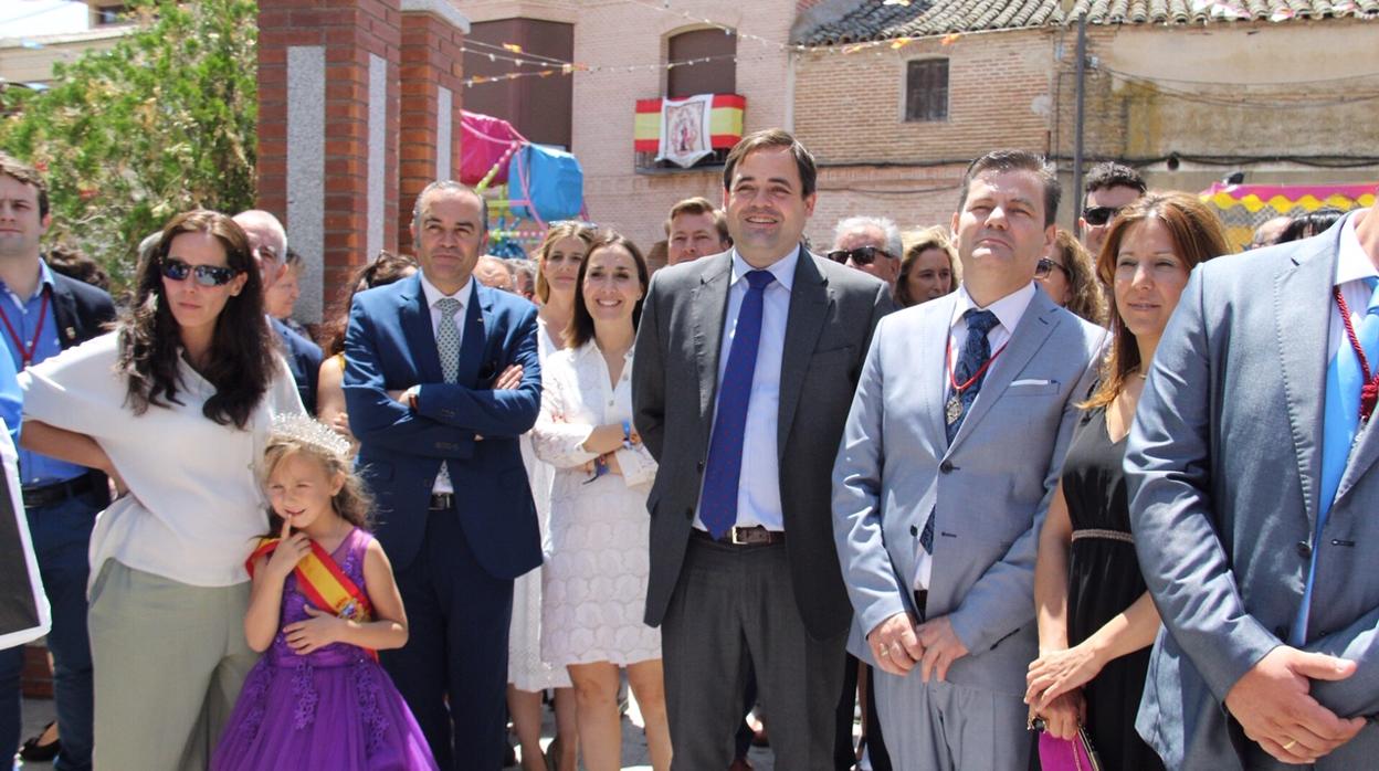 Paco Núñez, en la misa de San Pantaleón de Burujón