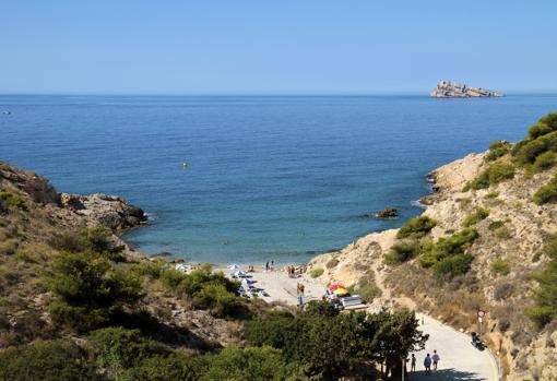 Imagen de la cala Tío Ximo en Benidorm