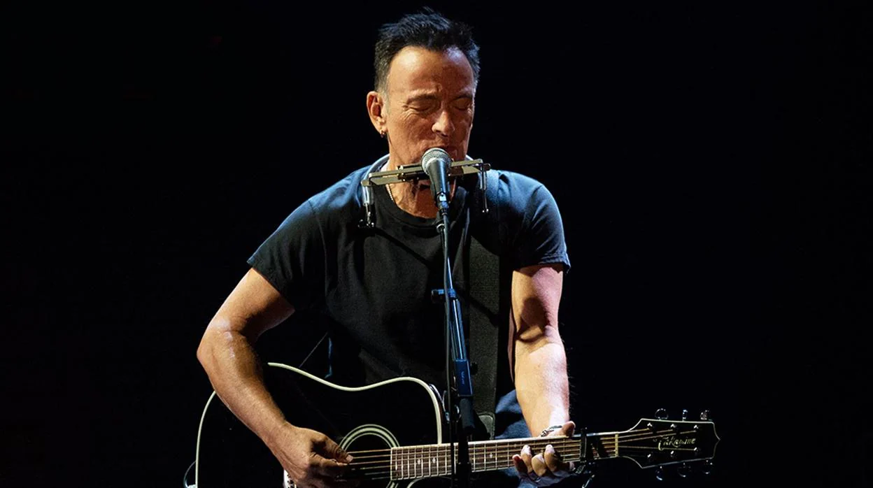 Bruce Springsteen, en una de sus actuaciones en España