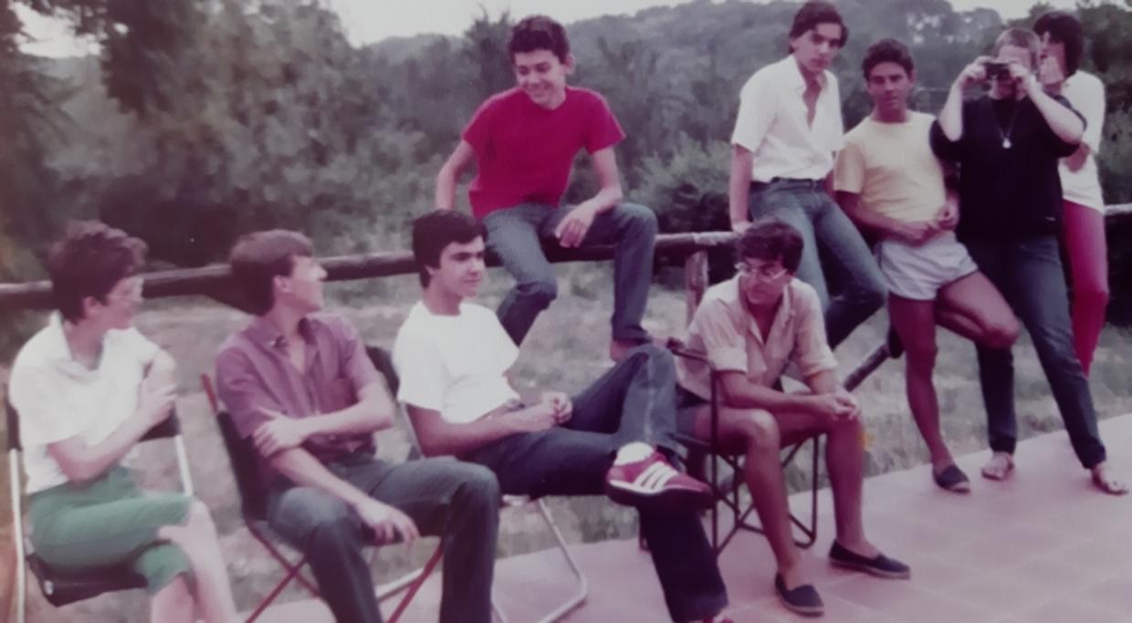 Alumnos toledano de intercambio en Francia en los años 80