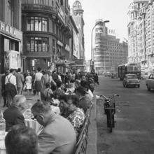 Terrazas en la Gran Vía, en 1962