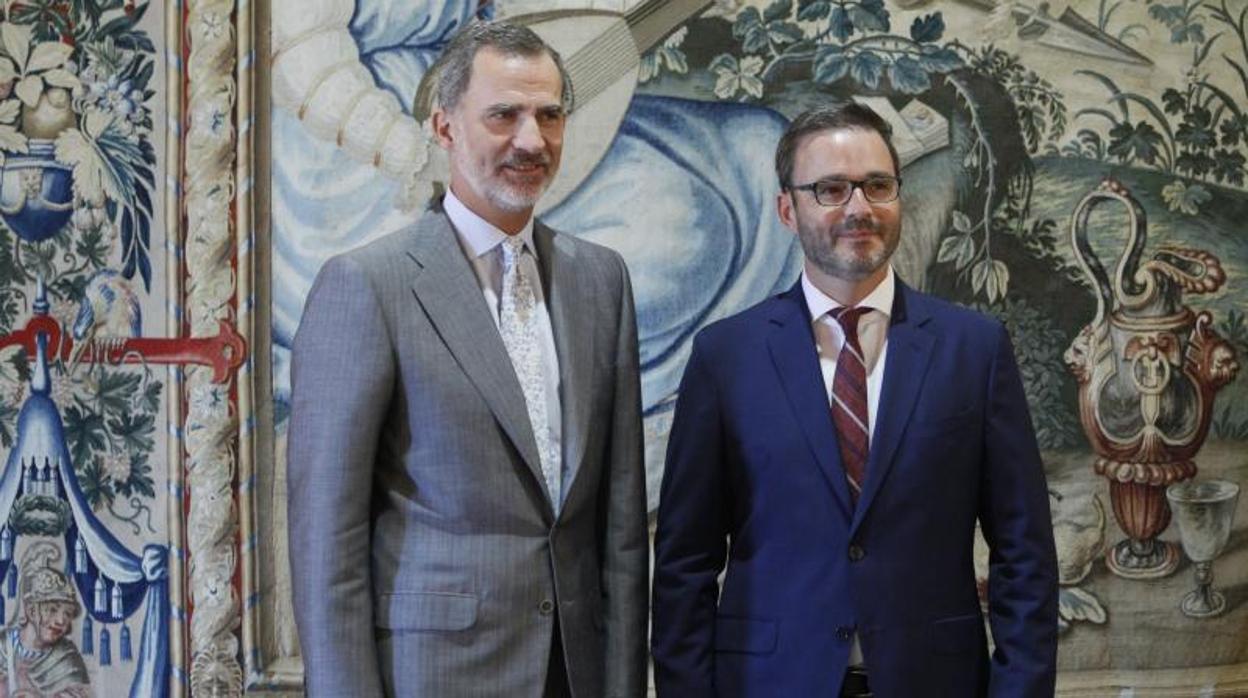 El Rey Felipe VI en el Palacio Real de La Almudaina