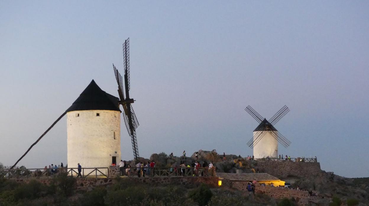 Los molinos están restaurados tal cual estaban en el siglo XVII