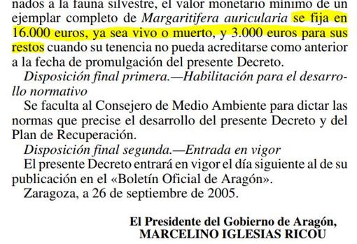 Aragón, sede de un enorme criadero de almejas en peligro de extinción