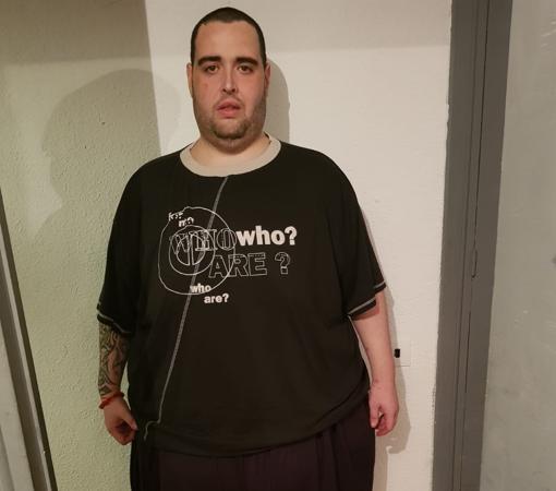 Teo, actualmente, con 200 kilos menos