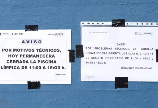Los motivos técnicos, en el recinto de La Mina, ocultan la falta de empleados