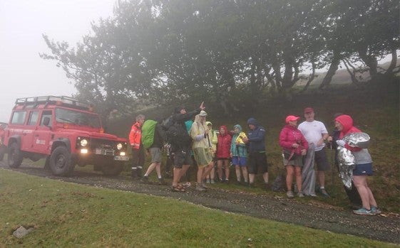 Se dispara el número de peregrinos rescatados en el Camino de Santiago en 2019