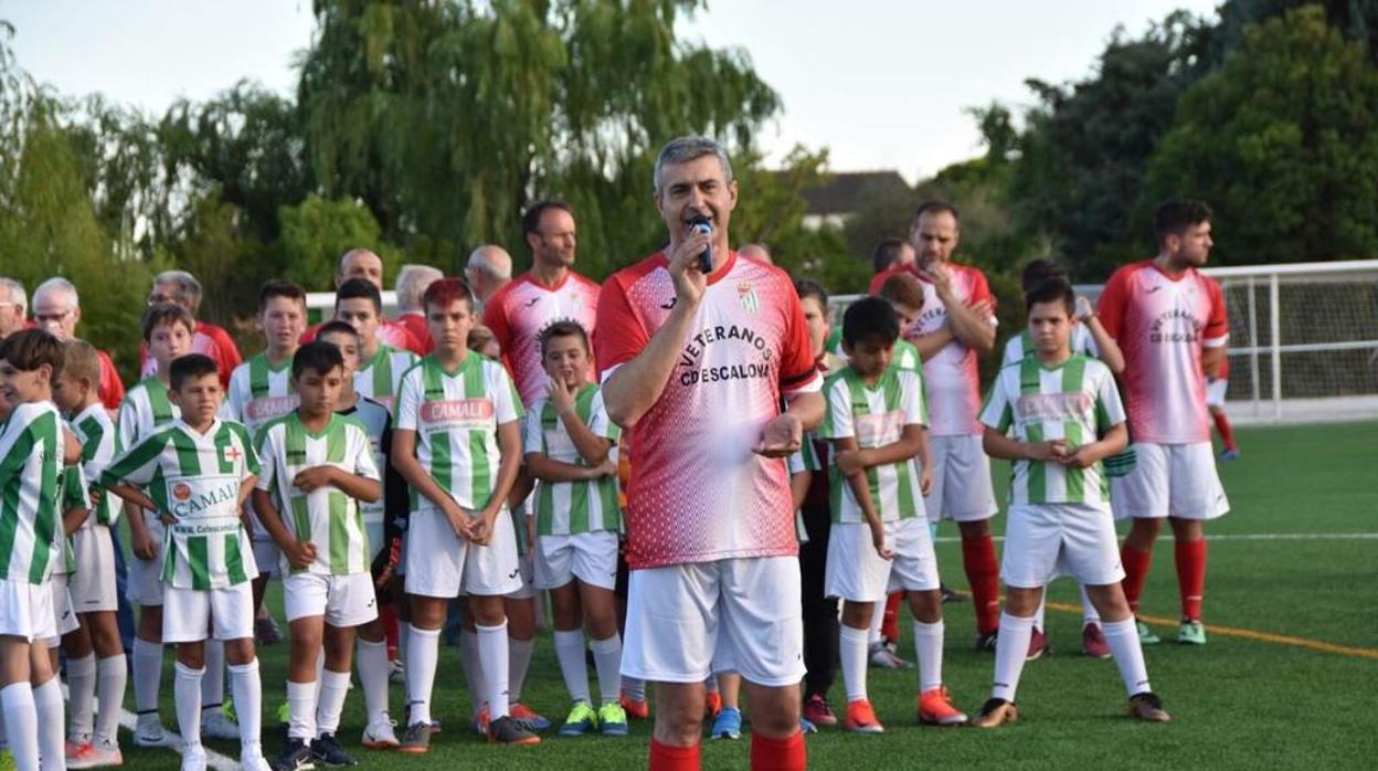 El alcalde, Álvaro Gutiérrez, durante la inauguración