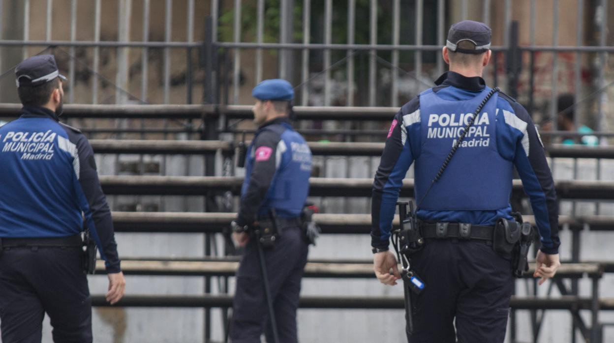 Agentes de la Policía Municipal de Madrid en una imagen de archivo