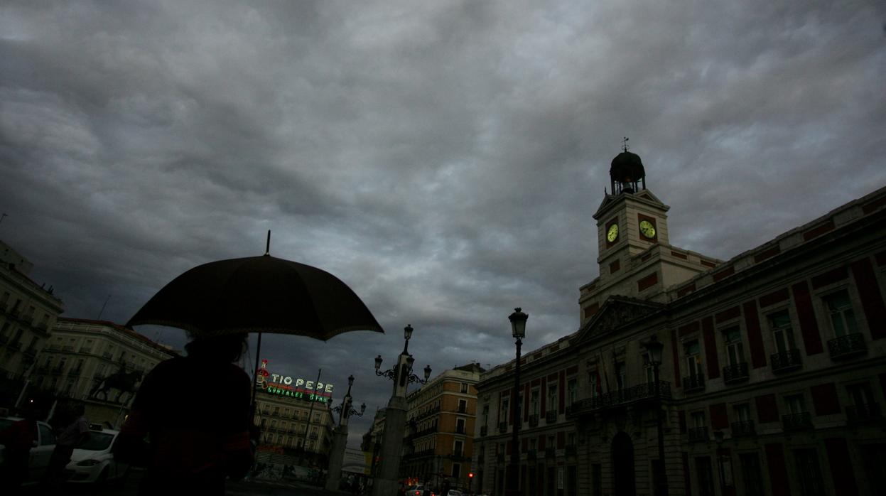 Tormeta de verano en Madrid en una imagen de archivo