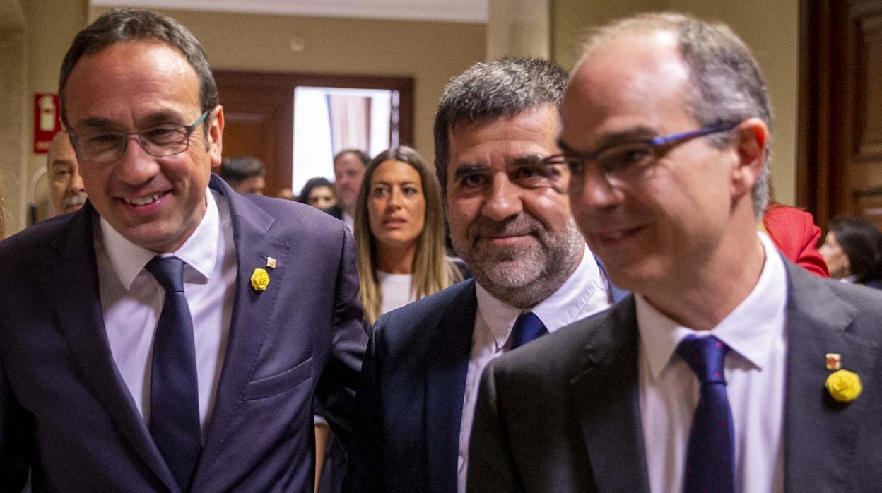 Diputados de Junts per Catalunya, en el Congreso