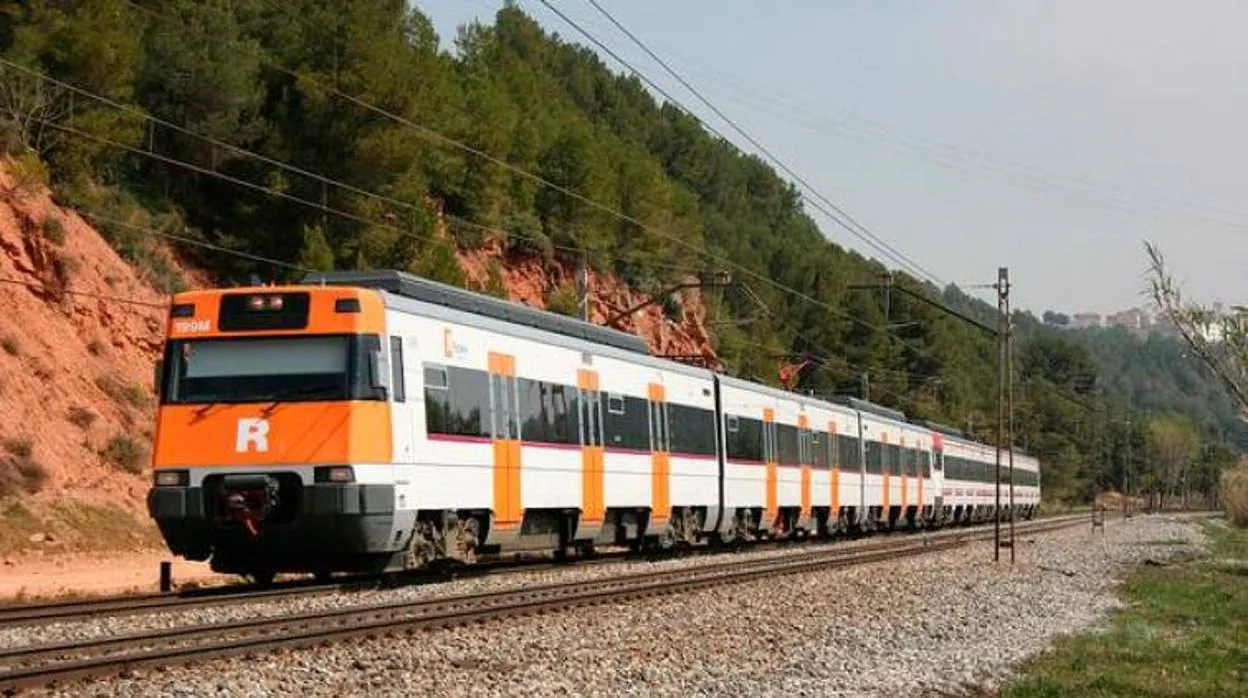 Un tren de Rodalies en Cataluña