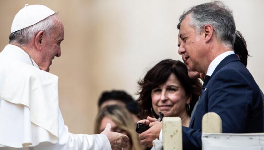 Urkullu se reúne con el Papa para hablar sobre inmigrantes y refugiados