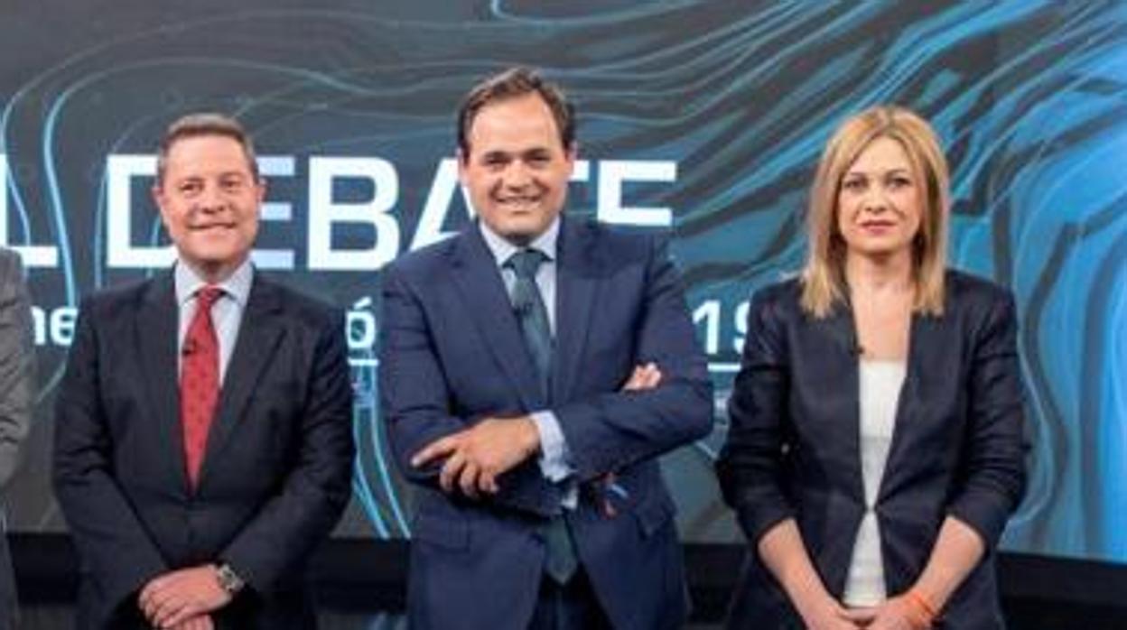 Page, Núñez y Picazo en el debate electoral de CMM