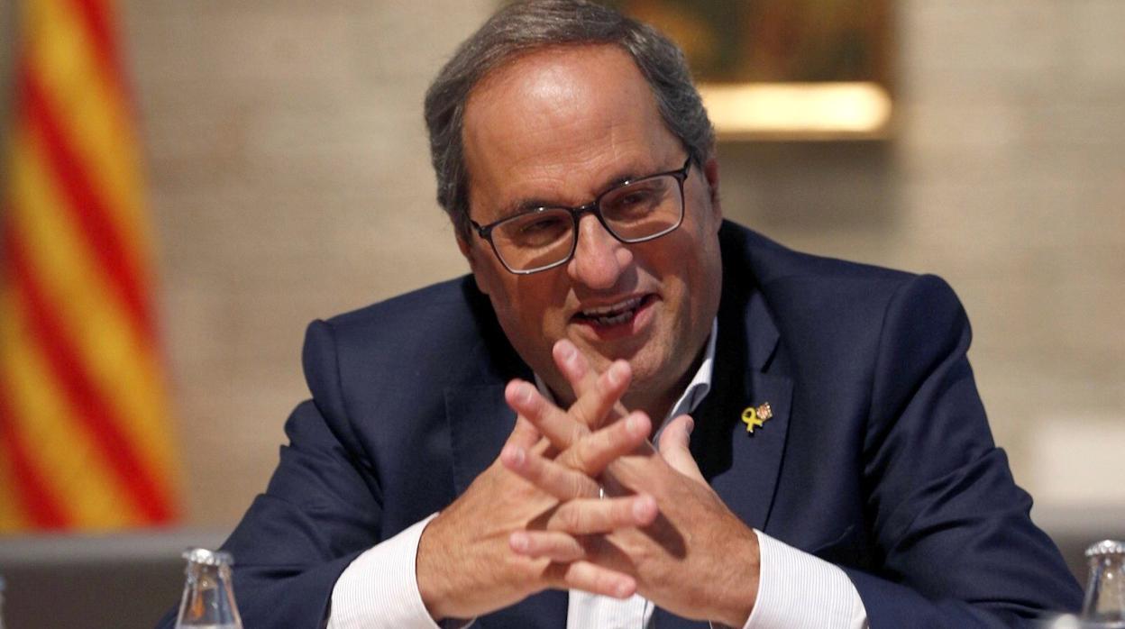 El presidente de la Generalitat, Quim Torra